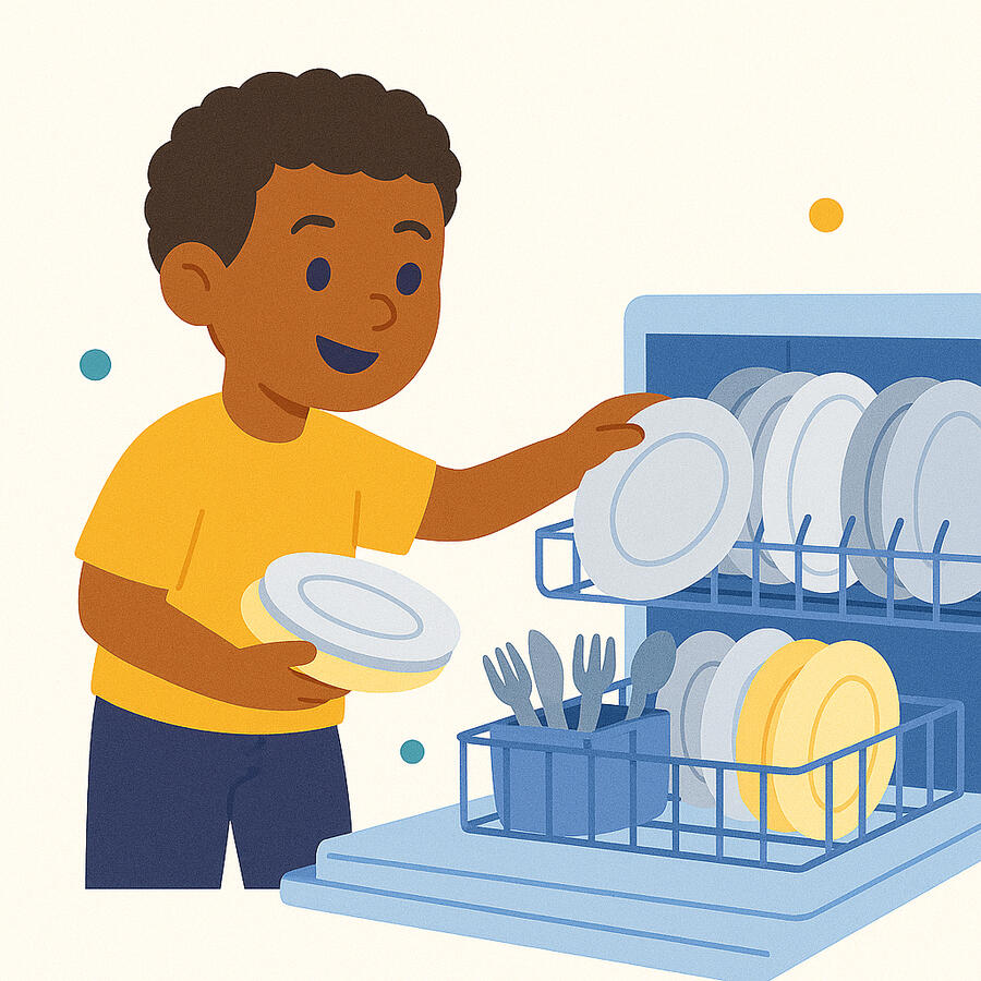 5. Ensine responsabilidade às crianças com rotinas diárias divertidas e interativas